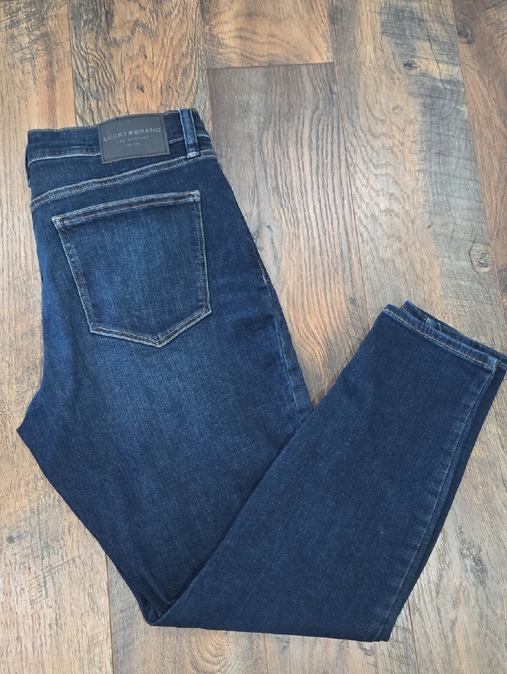 Lucky Brand Women's Indigo Mid-Rise Super Skinny Jeans